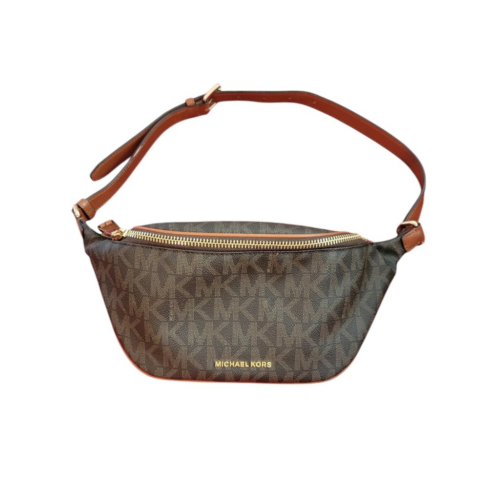MICHAEL Michael Kors Brown Logo Belt Bag